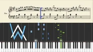 Alan Walker - Routine - Piano Tutorial