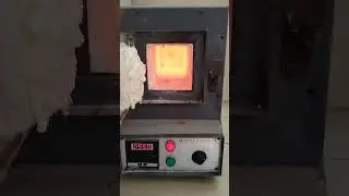 Muffle furnace..   mantain 950&deg;c temperature 🌡️