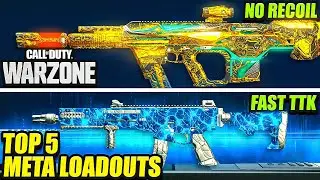 BLACK OPS 7 WARZONE: NEW TOP 5 FASTEST TTK META LOADOUTS After UPDATE! (BO7 Warzone Best Loadouts)