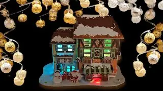 Christmas Accessory Shop 3D Puzzle by Cubic Fun&reg; - Step by step