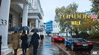 World&rsquo;s Most Expensive Streets? London Rain Walk 2026 4K | Chelsea, Knightsbridge & Belgravia (POV)