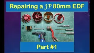 Ball bearings exploded!!!! Repairing a JP 80mm EDF Part #1