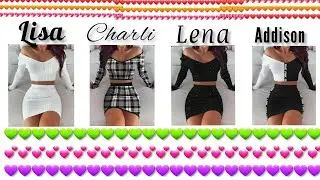 Lisa💛charli💚lena💙Addison