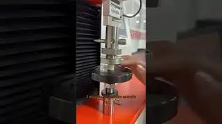 Foam compression test #testingmachine #testingequipment #universaltestingmachine