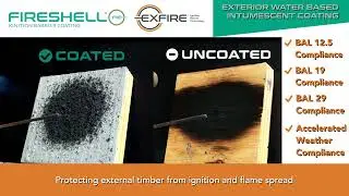 Intumescent paint - exterior ignition barrier coating technology. AS3959 compliant