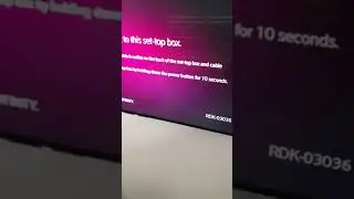 Customer said it was a bad cable box