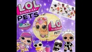 NEW LOL SURPRISE PETS MEET LOL SURPRISE DOLLS!/ PETS NAMES REVEALED