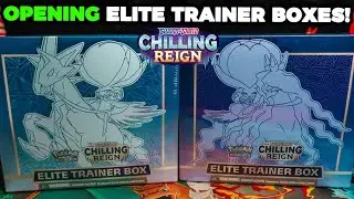 Opening Pokemon Chilling Reign Elite Trainer Box Set! (Shadow & Ice RIder Calyrex)