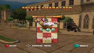 Shrek Smash n' Crash Racing - Gingy AI Time Trials (Conventional - Gamecube/Dolphin)