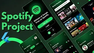 Spotify App Project Using Flutter Part-2.9 | Creating Tabs | Mobile App Development