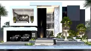Tour This Stunning Ultra-Modern Mansion With Luxury Cars, Clean Architecture, and Billionaire Style