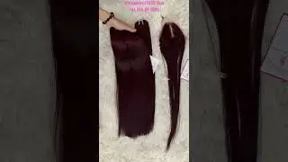 Best wine colored hair extensions  Vietnam human hair supplier wholesale price