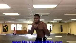 Marshall Shadow Boxing In Cardio Kickboxing In Jackson Ms/www.MarshallArtsMMA.com