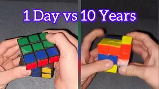 1 Day to 10 Years of Cubing🤯