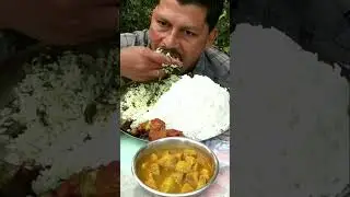 Barir Chade Lunch #rice #eatingshow #shorts