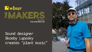 Plant DJ Skooby Laposky performs plant sonification live