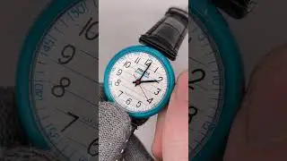 Vintage Watch Raketa 2609HA School Soviet USSR Mechanical Blue Case Rare
