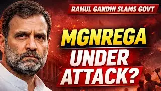 #mgnrega Under Threat: Rahul Gandhi Slams Modi Government Over Centralisation of Power #rahulgandhi 