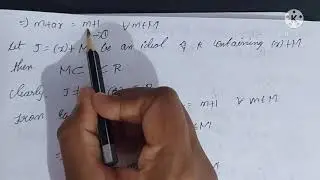 Theorem on Maximal ideal and Prime ideal with examples