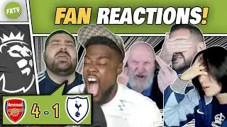 TOTTENHAM FANS MELTDOWN After HUMILIATING 4-1 LOSS vs ARSENAL! | NORTH LONDON DERBY REACTIONS