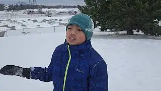Tobgoning At Centennial Park Hill