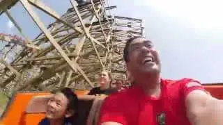 Miles' First Roller Coaster - Goliath Six Flags Great America