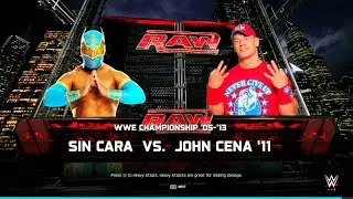 WWE 2K25 ПОЛНЫЙ МАТЧ &mdash; Син Кара против Джона Сины &mdash; The Ultimate Clash