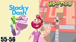 Stacky Dash - Gameplay Walkthrough Levels 55-56 (Android/iOS)