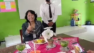 Ujian Praktek Prakarya ( Table manner ala Esdukar) Kelas 9C sesi 2