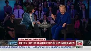Clinton gets blowback on immigration