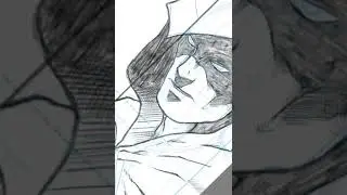 Digital drawing comic book page on Samsung Galaxy Tablet s6 lite