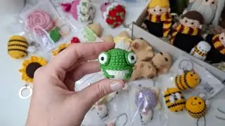 Crochet keychains! Вязаные брелоки, цветы, игрушки! Виктория Вяжет 🧶