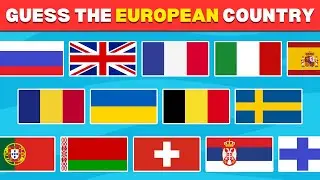 Guess and Learn 44 European Country | Europe Flag Quiz