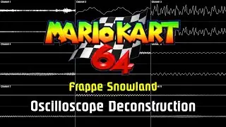 Mario Kart 64 - Frappe Snowland [Oscilloscope Deconstruction]