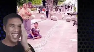Pretty Police Officer Screamed so Loudly!! }&bull;{She peed her pants!?} So Scared |  Pranks
