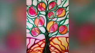 Intuitive Graphic Drawing and Art Meditation. Map of wishes. - learn Personal Transformation