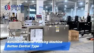 DPP 150 Automatic Capsule Tablet Medicine Blister Packaging Machine Button Control Lower Price