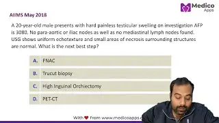 🔥 Testicular Cancer High Yield MCQ | AIIMS May 2018 Repeated Question 🎯 | Dr. Soumya Banerjee 🩺