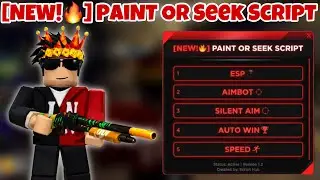 [NEW!🔥] Paint Or Seek Script - NO KEY | Esp, Aimbot, Silent Aim, Auto Win, Speed, No Clip & More!