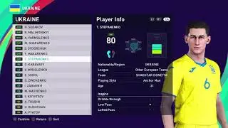 EURO 2020/2021 PES UKRAINE BASE COPY