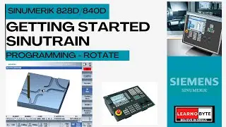 SIEMENS SINUMERIK 828D | 840D | SHOPMILL | Начало работы | Команда вращения | Уроки