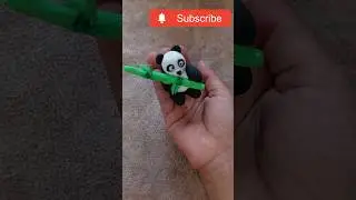 DIY| Claycraft 🐼 #clayart #claycraft #clay #diy #shorts #ytshorts #vaaninawani
