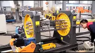 Cage Making Machine Operation Video(800mm 1500mm 1600mm 1800mm 2000mm 2500mm)