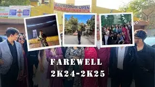 Mata ki chauki at farewell ||😱 farewell 2k24-25