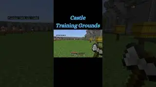 Minecraft Castle Training Grounds #shorts
