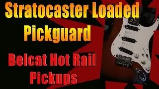 Stratocaster Loaded Pickguard Featuring Belcat Hot Rail  Pickups