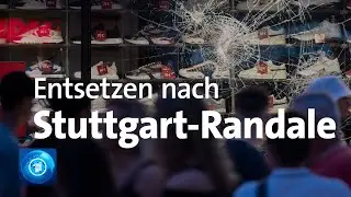 Entsetzen über Randale in Stuttgart