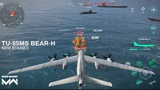 TU-95MS New Bomber First Damage (Battlepass July) - Modern Warships Update