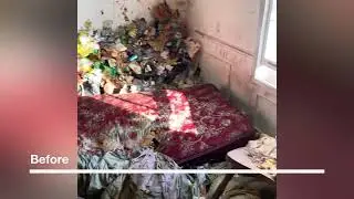 120 yards of trash in one house