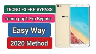 Tecno pop1, F3 FRP BYPASS EASILY